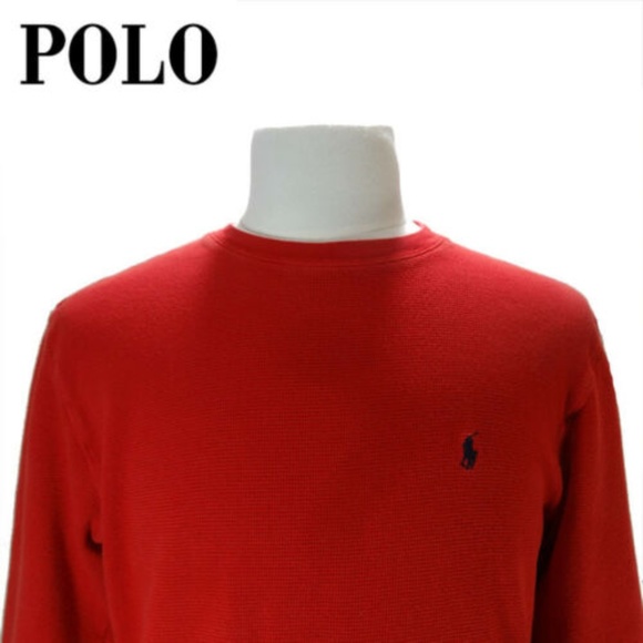 Ralph Lauren Polo Sleepwear Red Long Sleeve Sz L - Picture 6 of 7